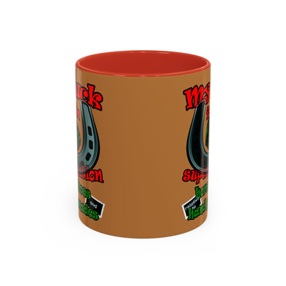 my luck - Accent Mug (light brown)