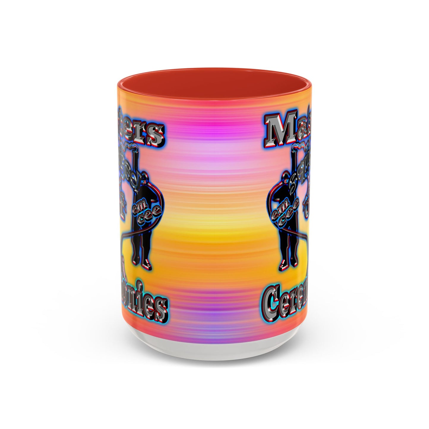 em cee squared - Accent Mug (color blur)