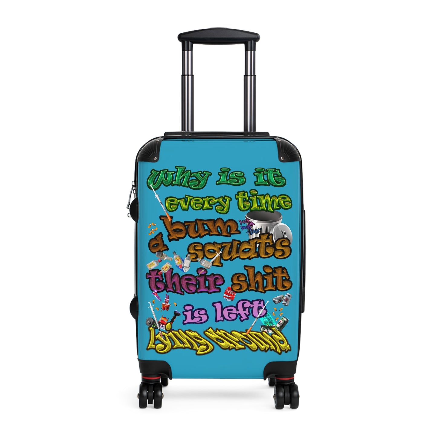 the bum's shit - Suitcase (turquoise)