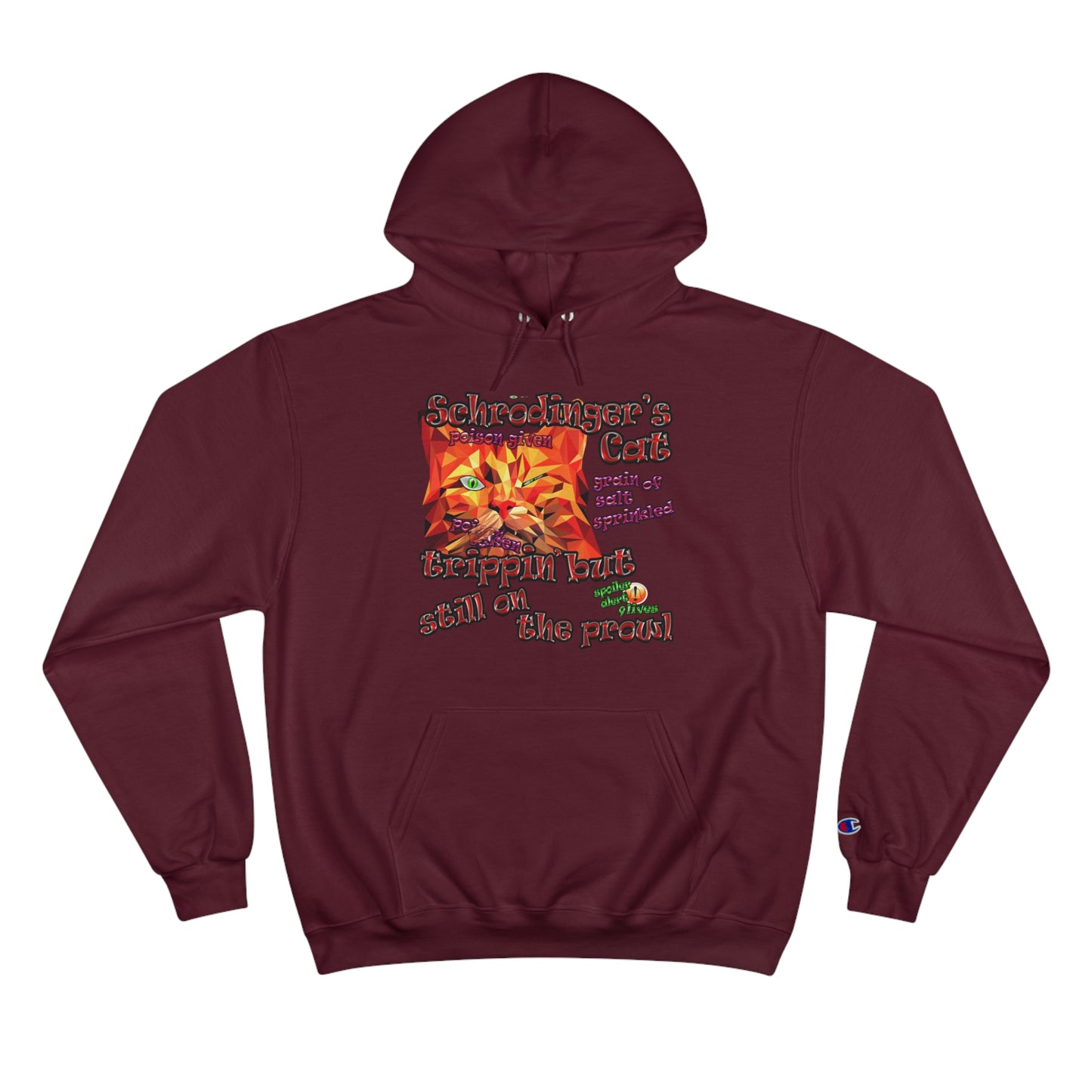 schrodinger's cat - Champion Hoodie