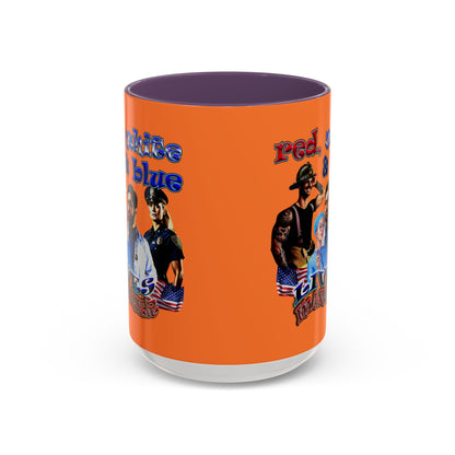 rw&b lives matter - Accent Mug (crusta)