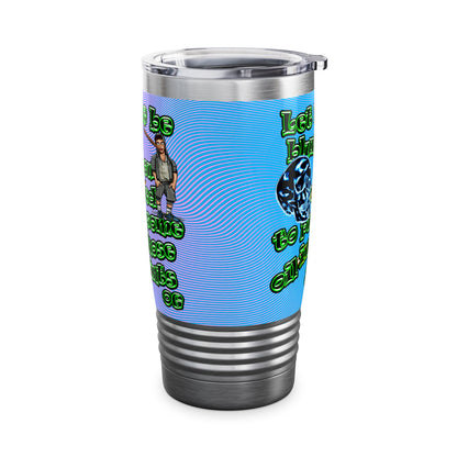 og - Ringneck Tumbler, 20oz (light blue-purple wave)