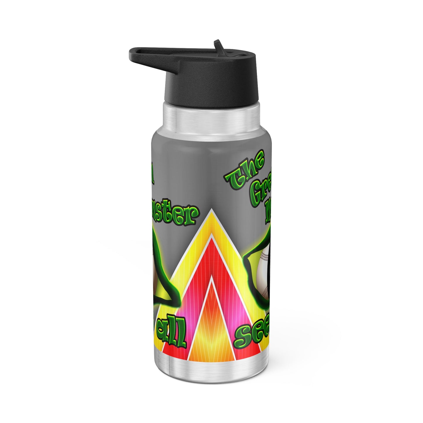 green monster - Gator Tumbler, 32oz  (rainbow split)