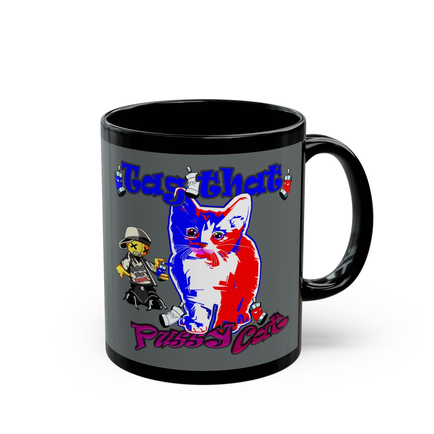 tag that - Black Mug (dark grey)