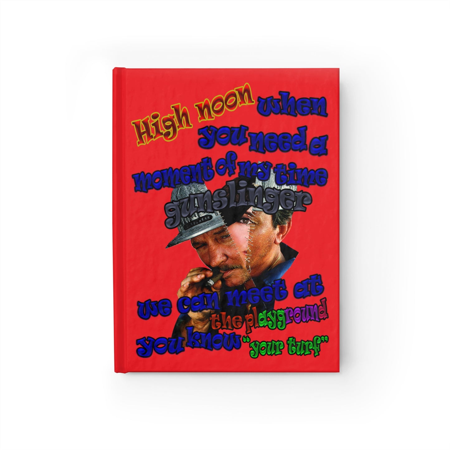 high noon - journal-lined (red)