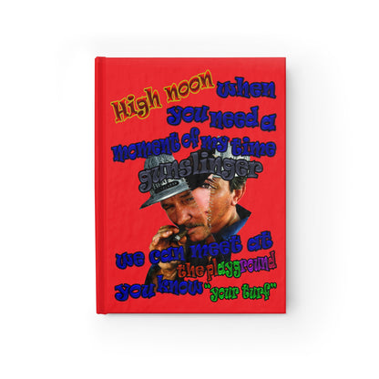 high noon - journal-lined (red)