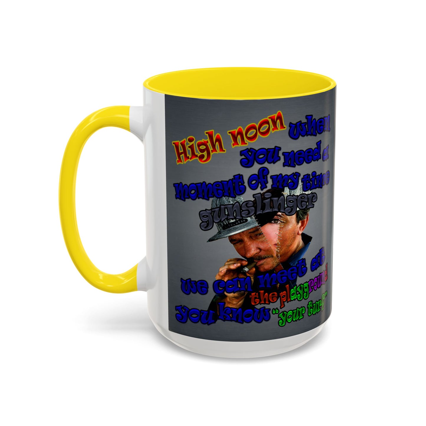 high noon - Accent Mug (grey-light grey)