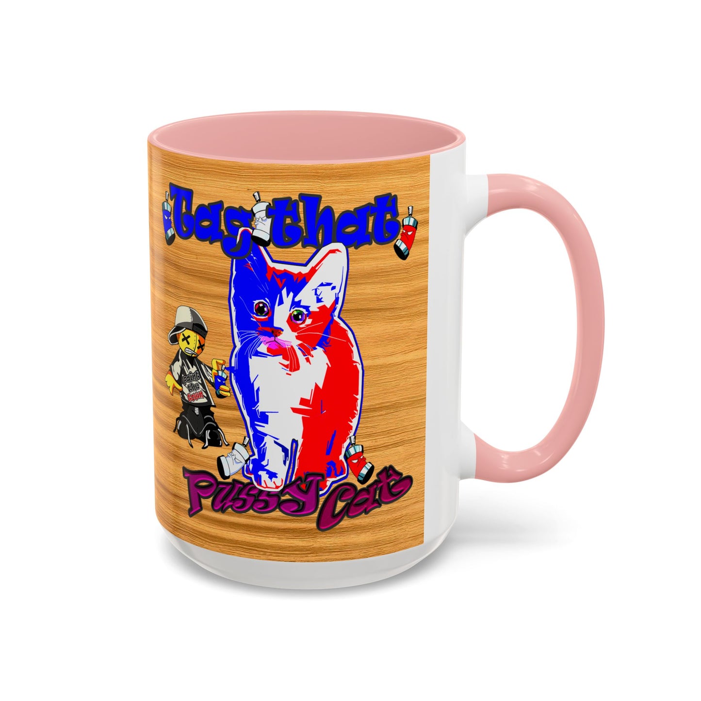 tag that - Accent Mug (butterscotch wood finish)