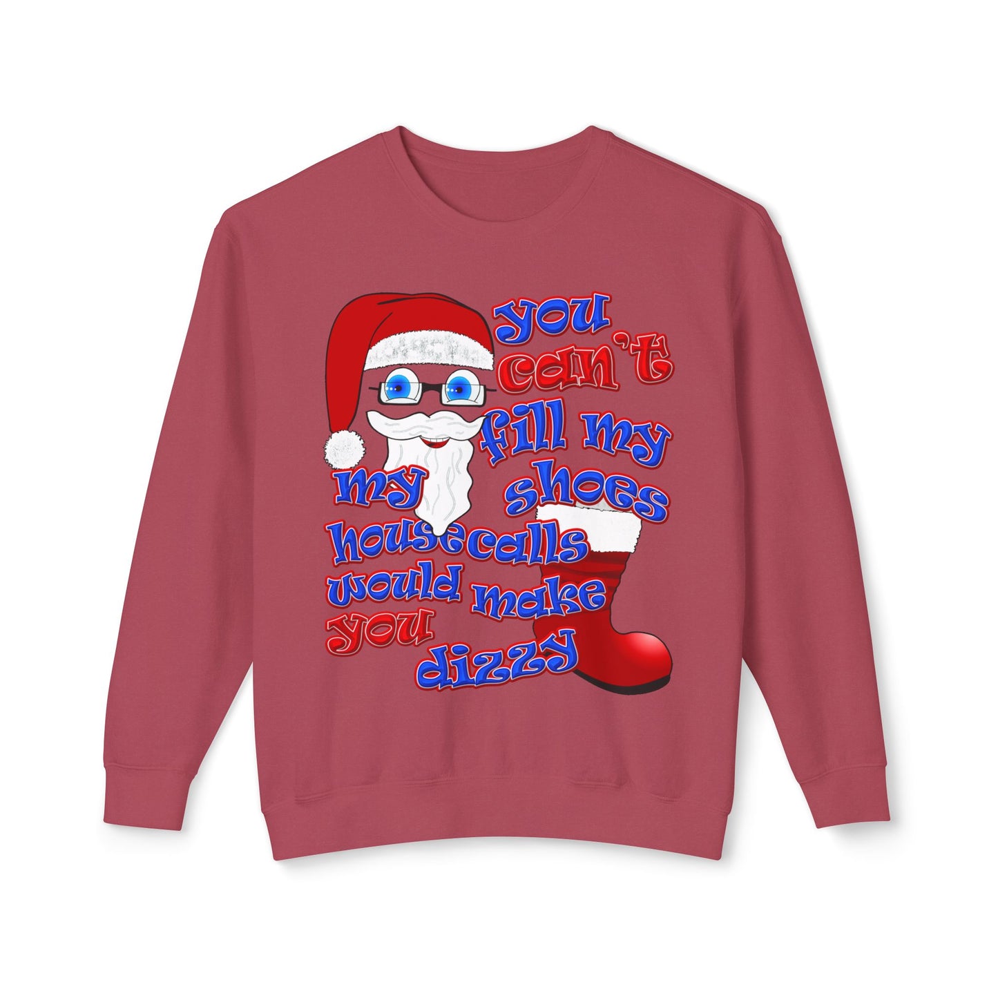 santa's shoes - Unisex Lightweight Crewneck Sweatshirt