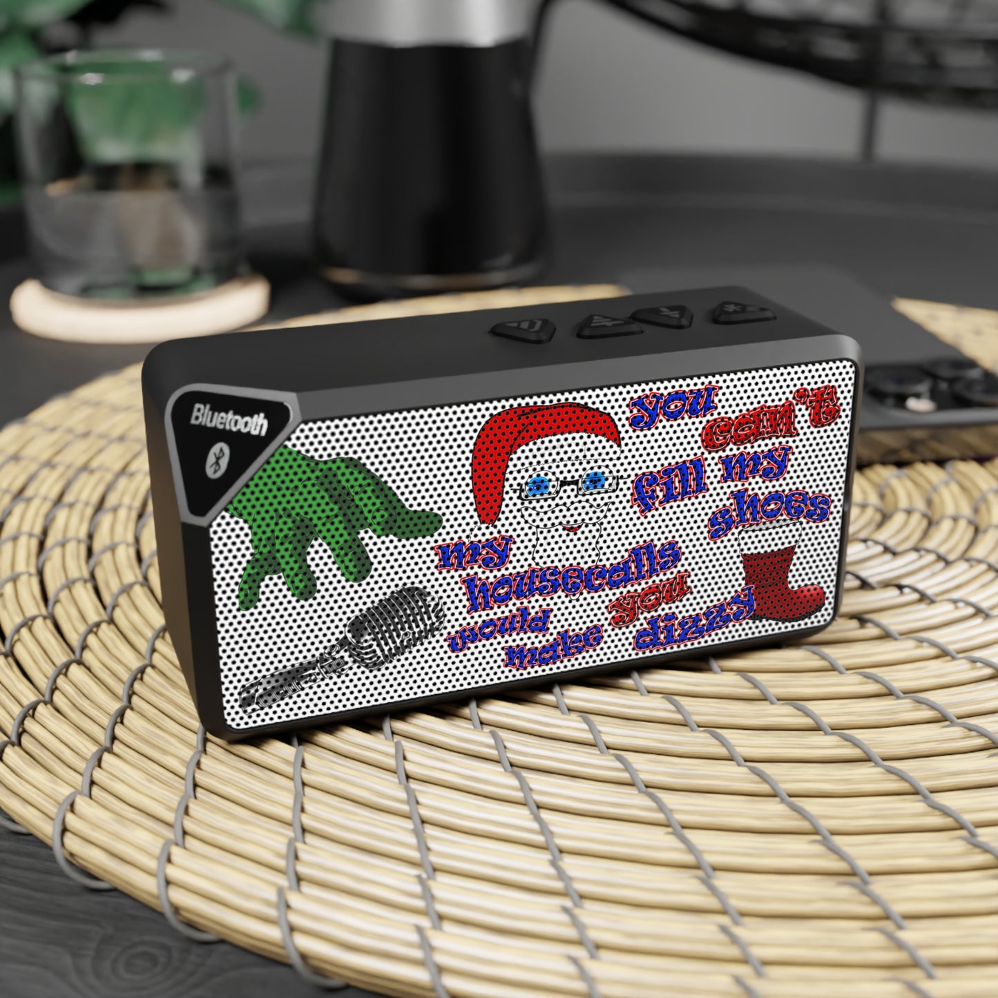santa's shoes - Jabba Bluetooth Speaker (white)