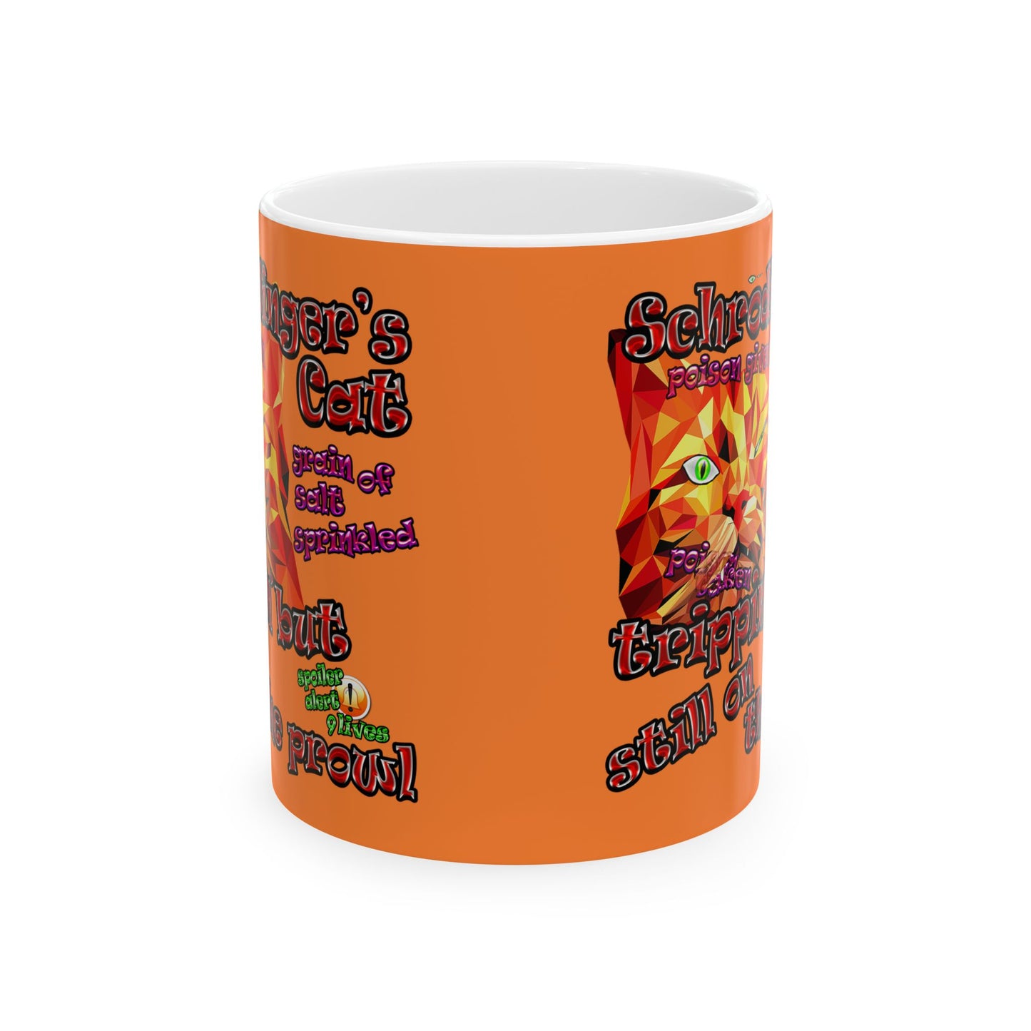 schrodinger's cat - White Mug (crusta)