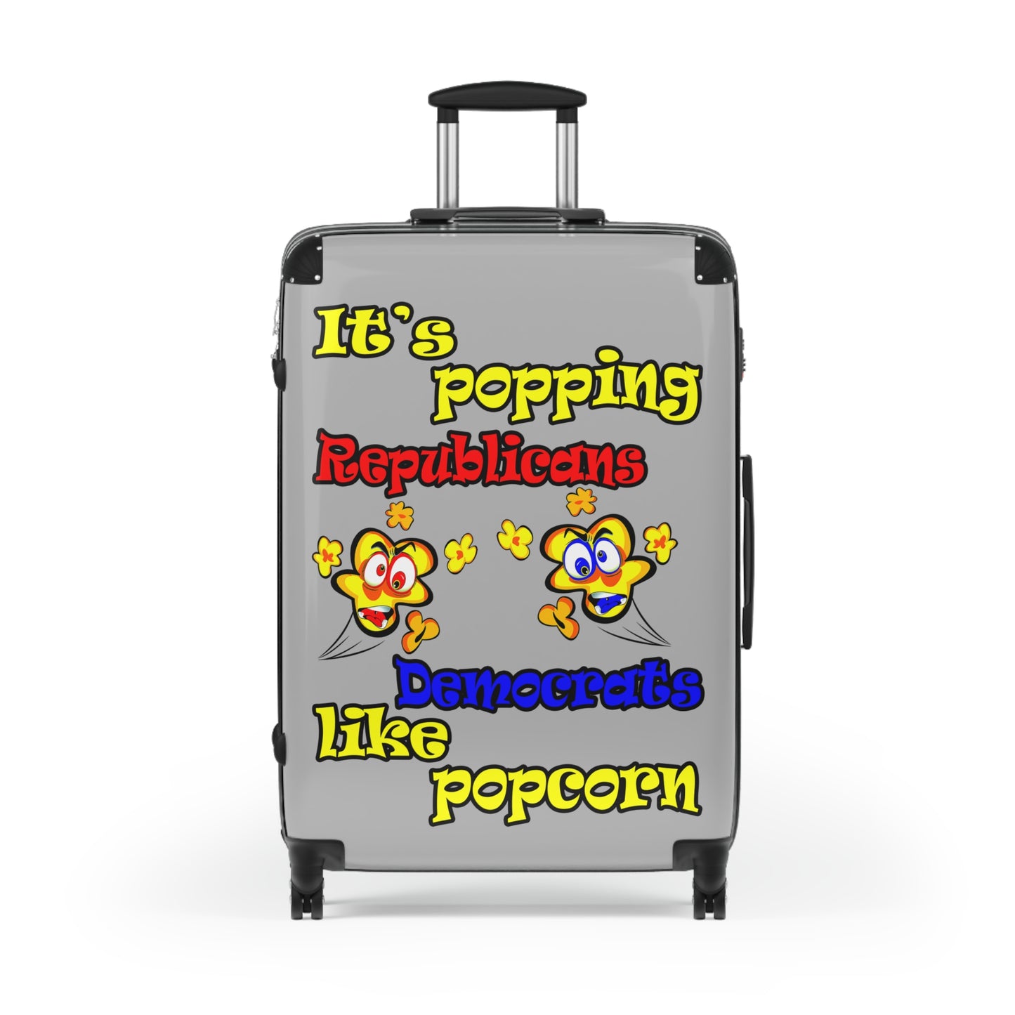 popping like popcorn - Suitcase (light grey)