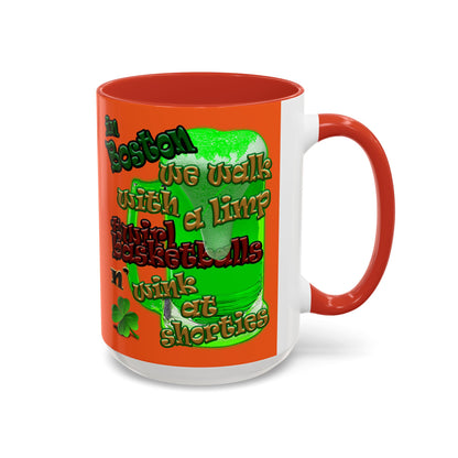 celtics logo - Accent Mug (orange)