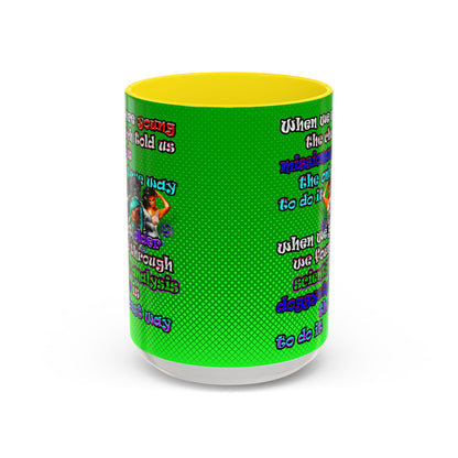doggystyle - Accent Mug (logo green)