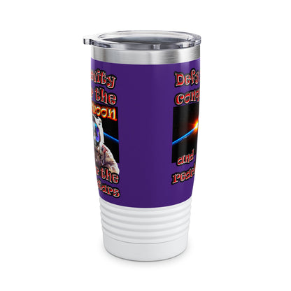 defy conquer reach - Ringneck Tumbler, 20oz (purple)