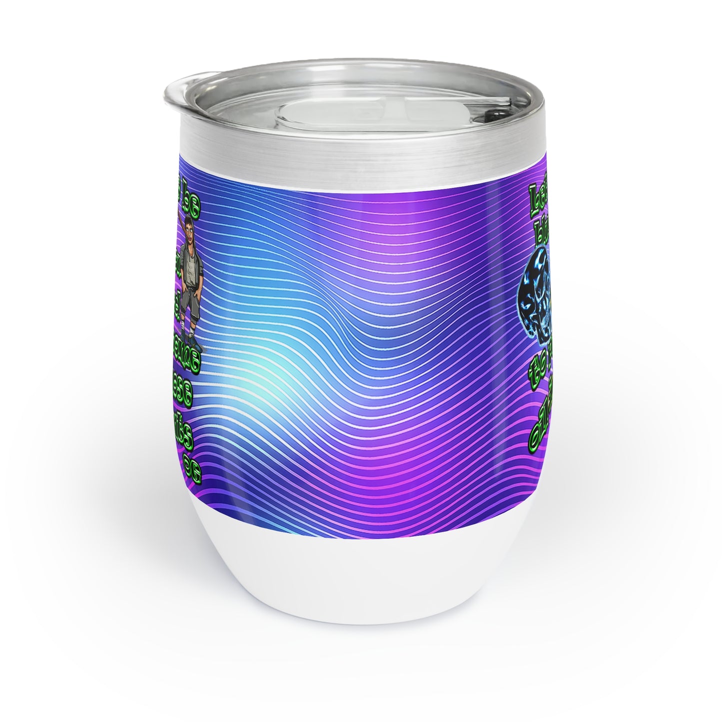 og - Chill Wine Tumbler (purple wave)
