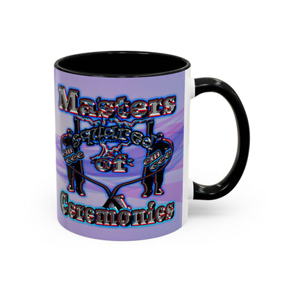 em cee squared - Accent Mug (light blue-pink wave)