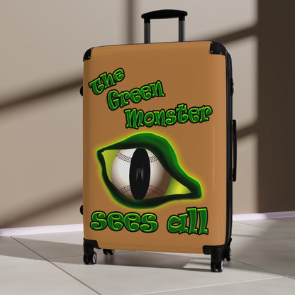 green monster - Suitcase (light brown)