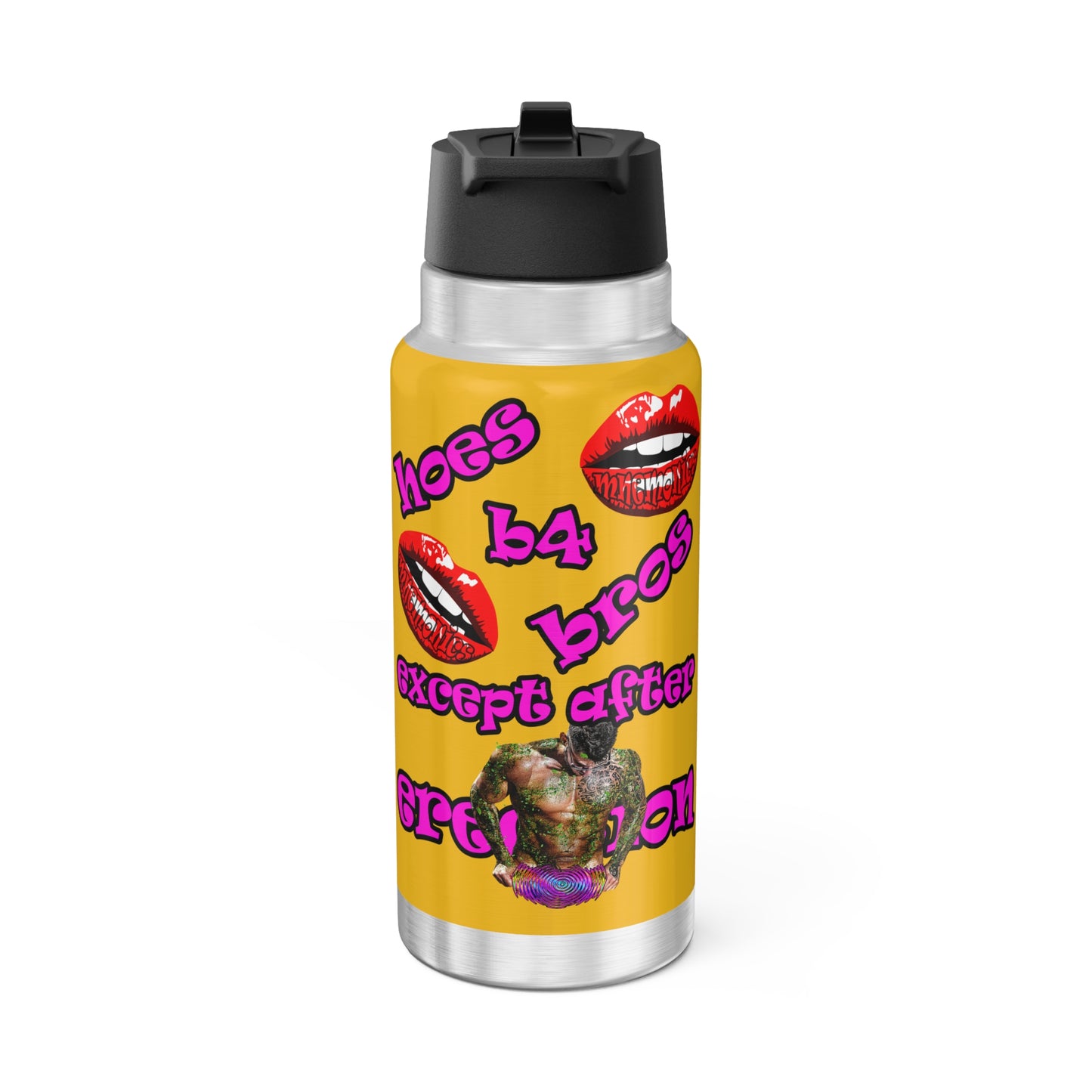 hoes b4 bros - Gator Tumbler, 32oz (yellow)