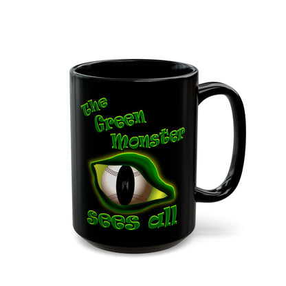green monster - Black Mug (black)