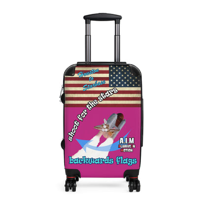 shoot for the stars - Suitcase (pink)