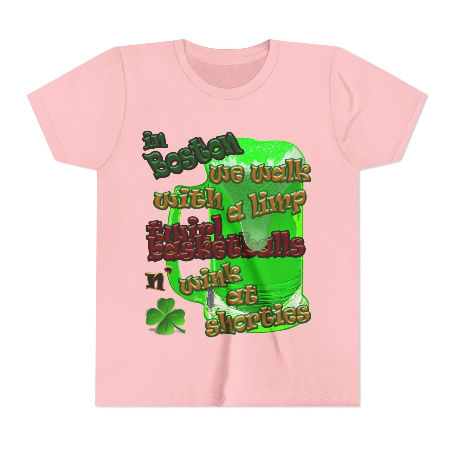 celtics logo - Youth Short Sleeve Tee