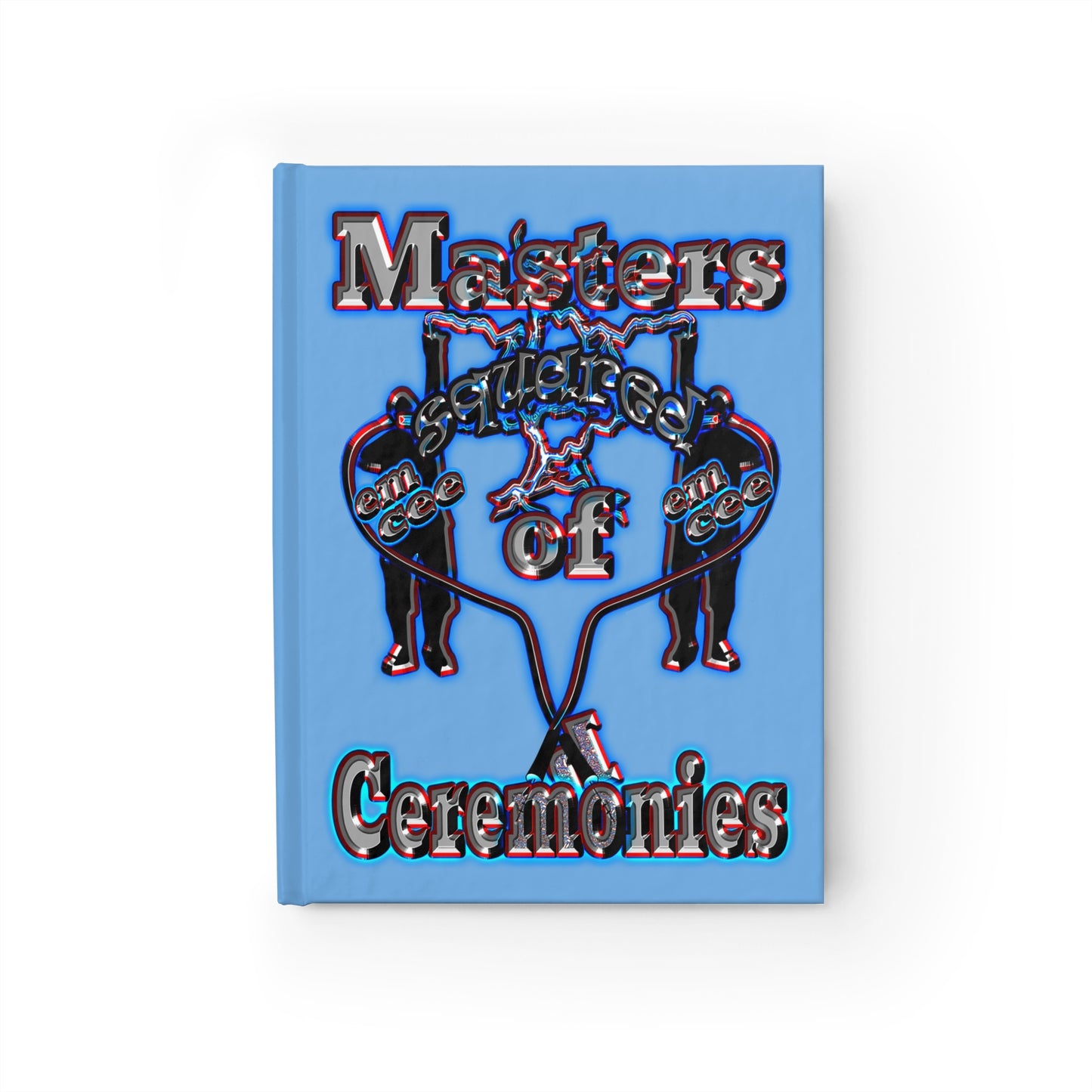 em cee squared - journal-lined (light blue)