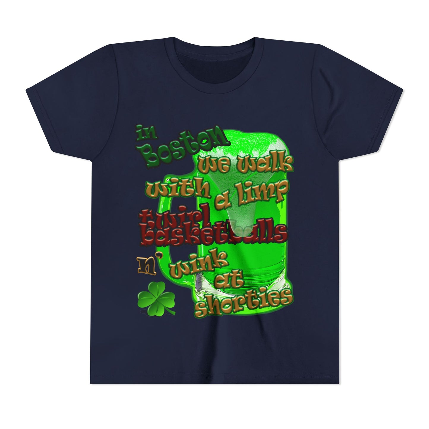 celtics logo - Youth Short Sleeve Tee