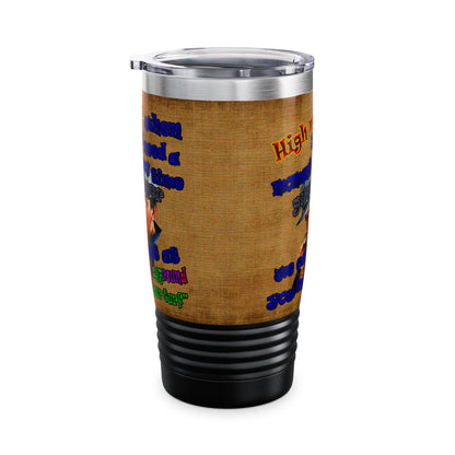 high noon - Ringneck Tumbler, 20oz (brown papyrus)