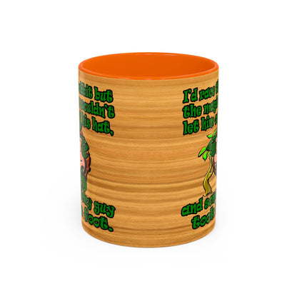 turtle race - Accent Mug (butterscotch wood finish)
