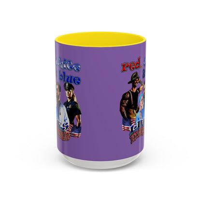 rw&b lives matter - Accent Mug (light purple)