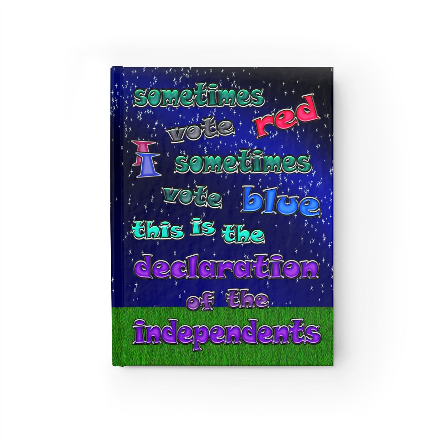 declaration of the independents - journal-blank ('snoops' background)