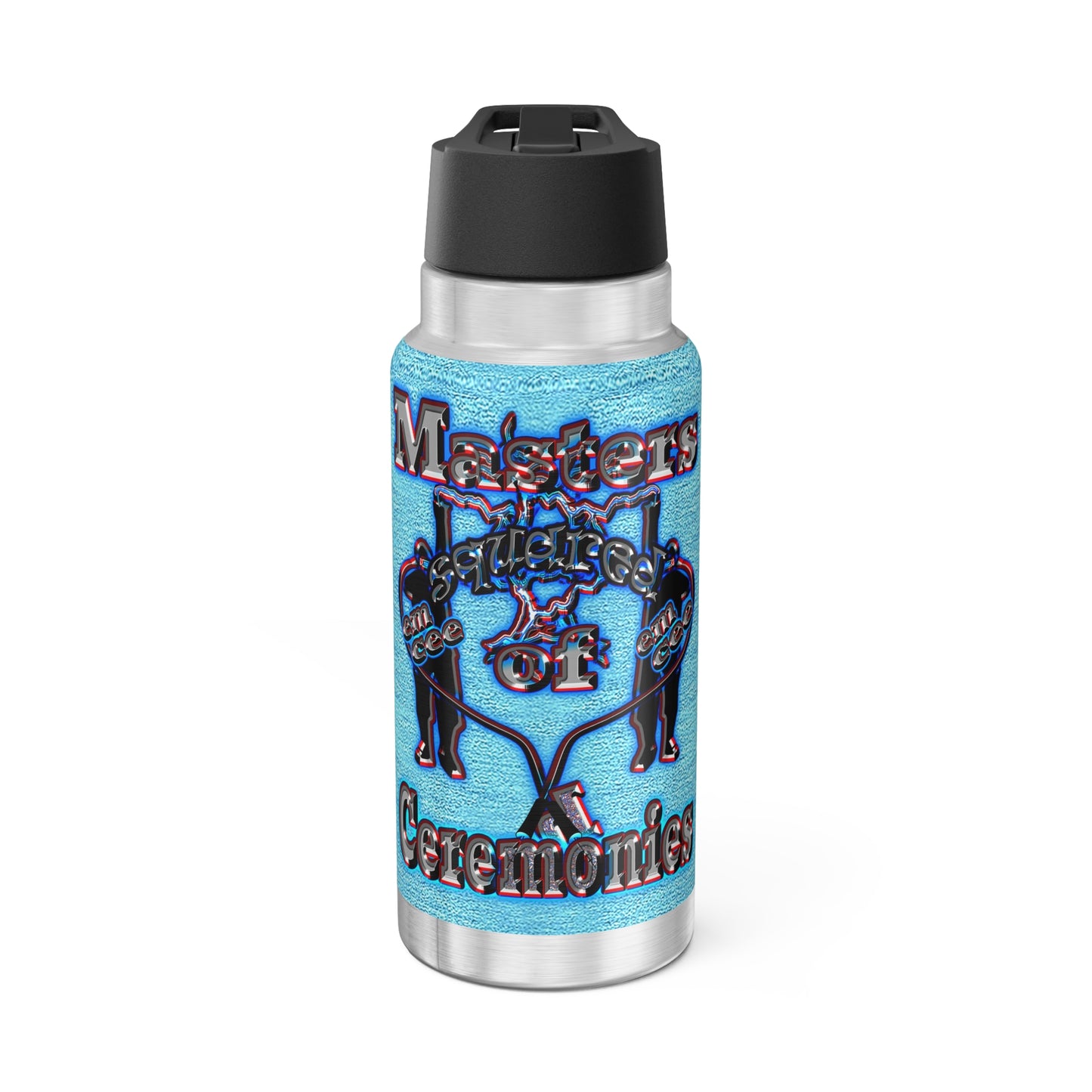 em cee squared - Gator Tumbler, 32oz (faded blue)