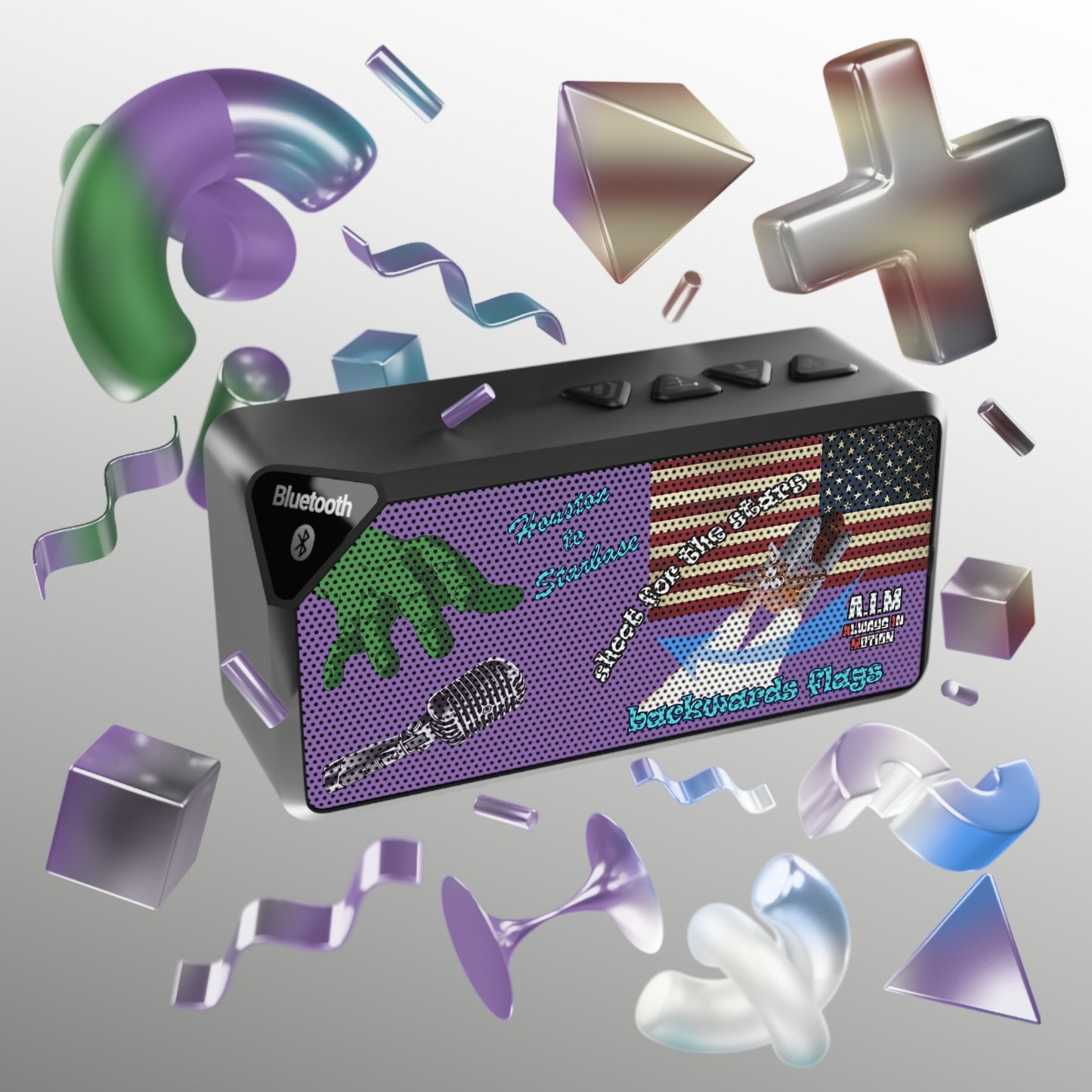 shoot for the stars - Jabba Bluetooth Speaker (light purple)
