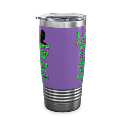 noticed you noticing - Ringneck Tumbler, 20oz (light purple)