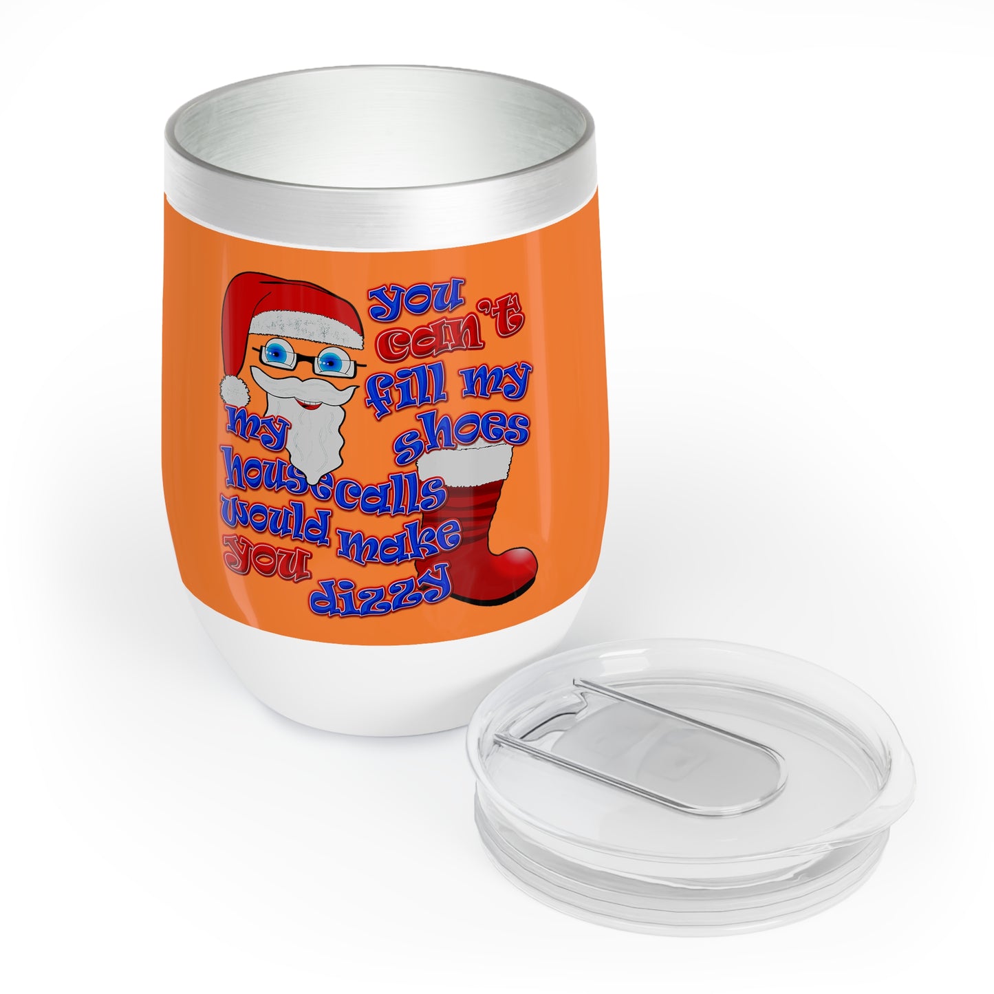 santa's shoes - Chill Wine Tumbler (crusta)