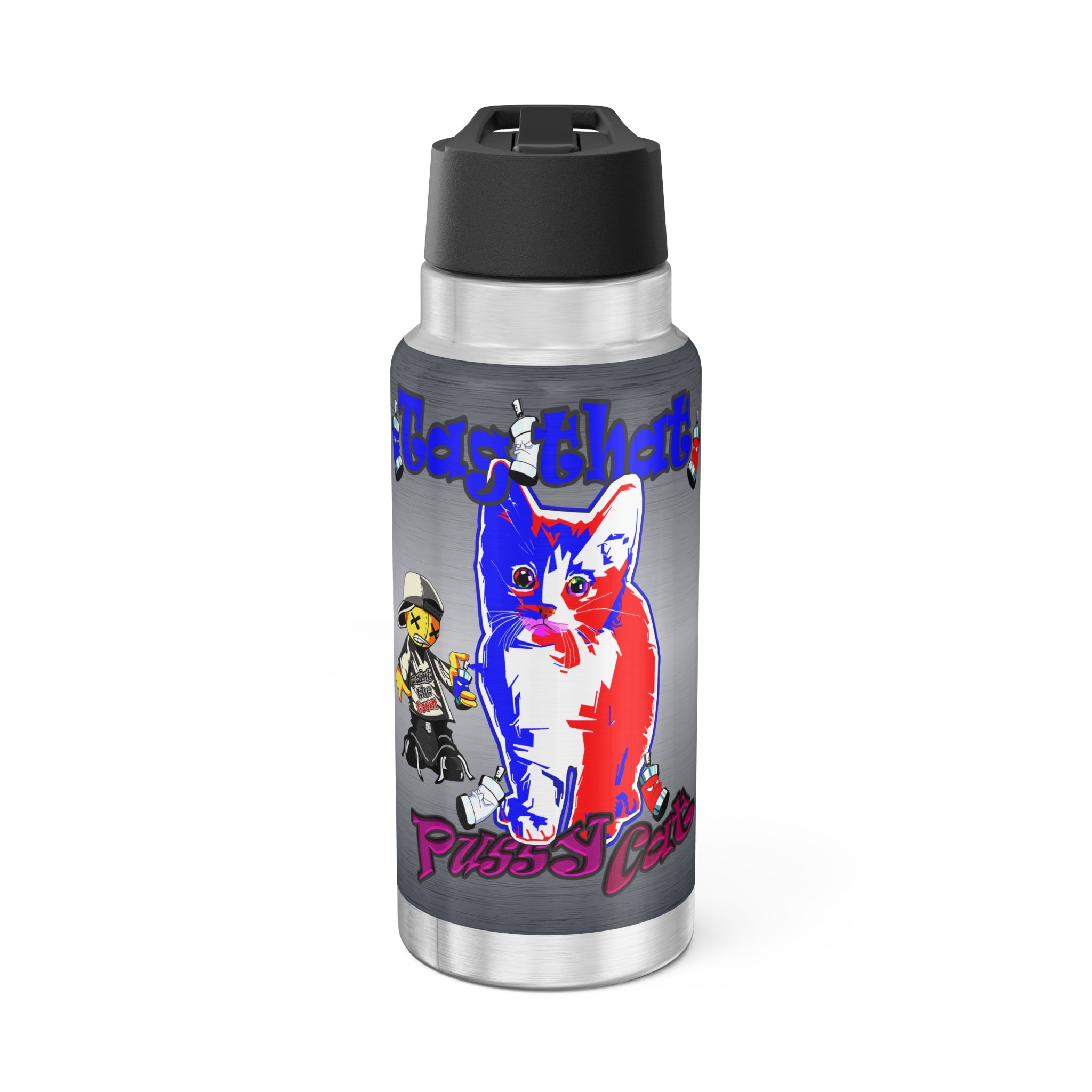 tag that - Gator Tumbler, 32oz  (brushed nickel)
