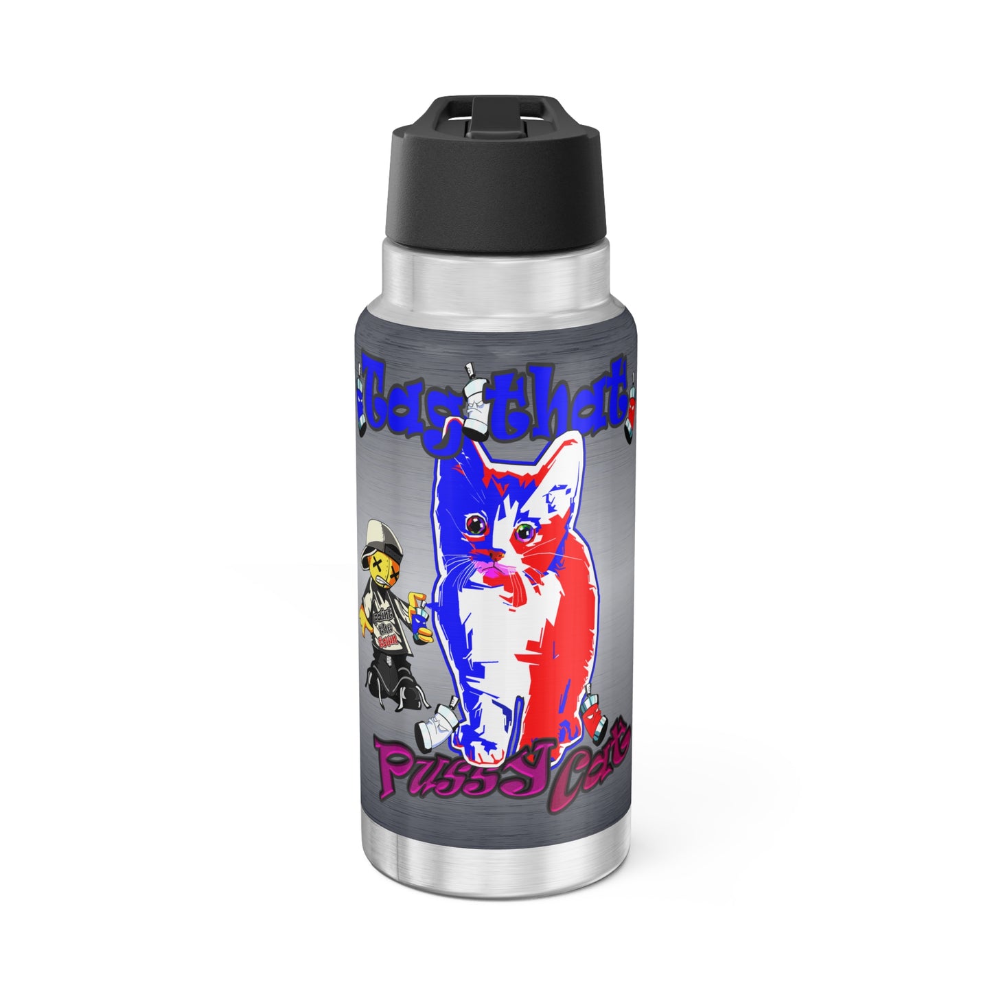 tag that - Gator Tumbler, 32oz  (brushed nickel)