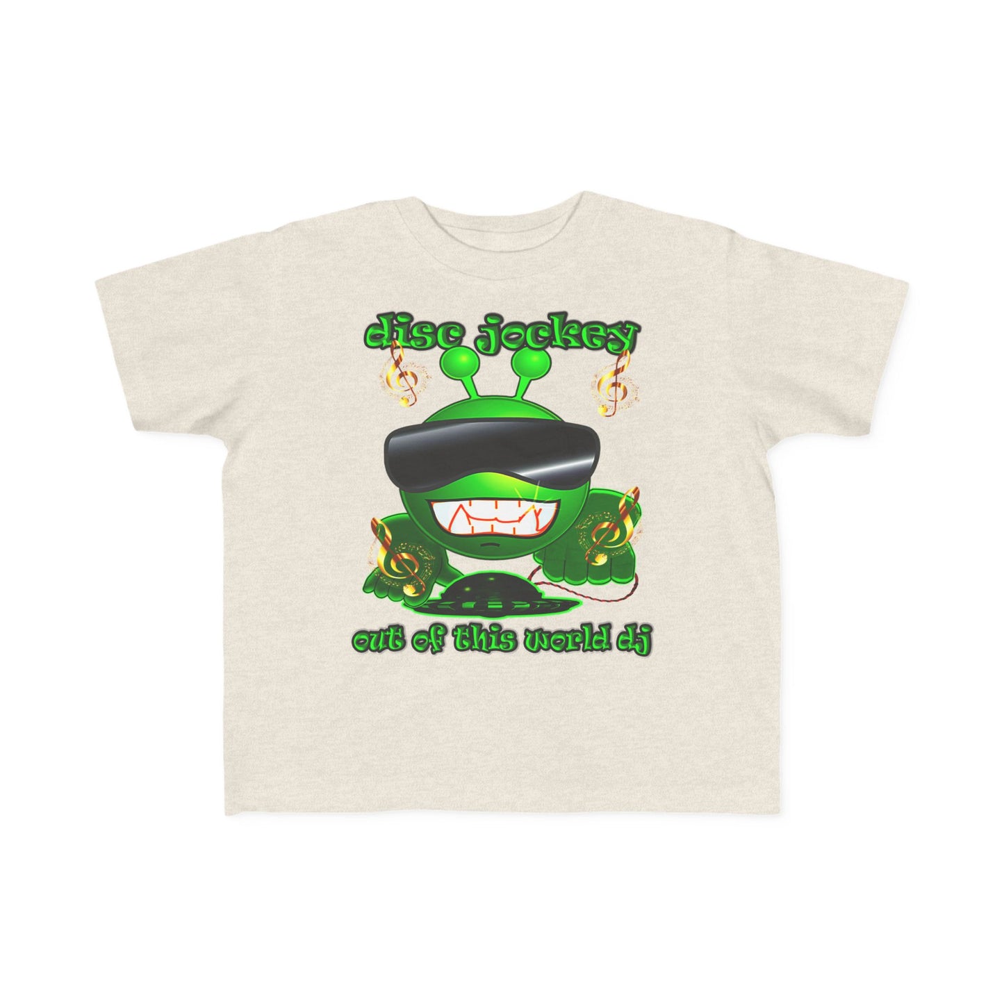 disc jockey - Toddler's Fine Jersey Tee