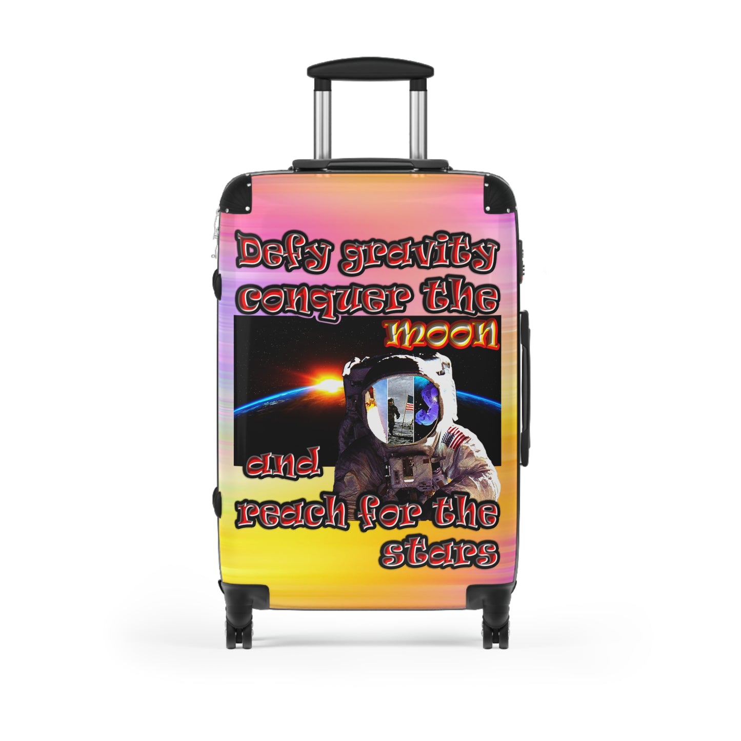 defy conquer reach - Suitcase (color blur)