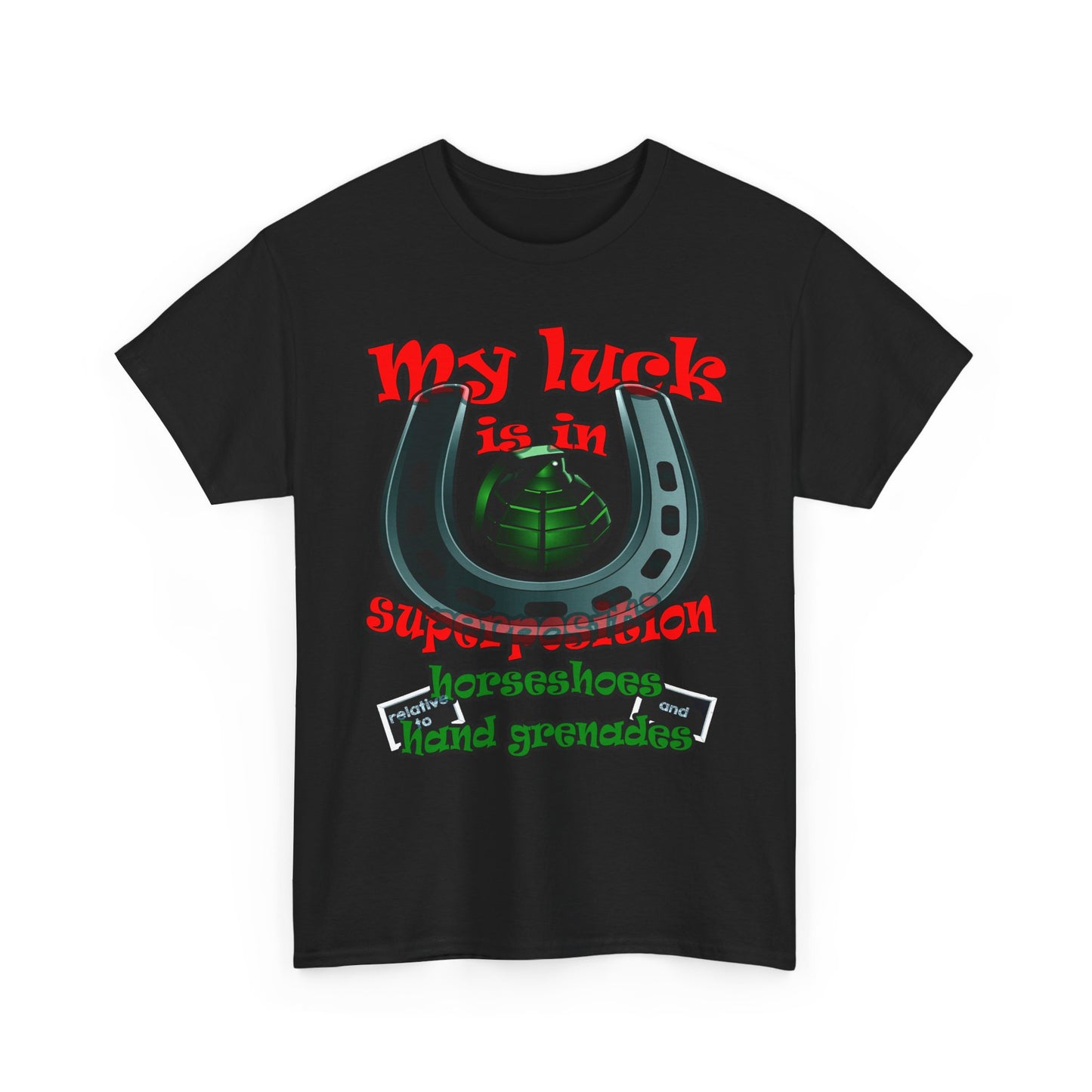 my luck - Unisex Heavy Cotton Tee