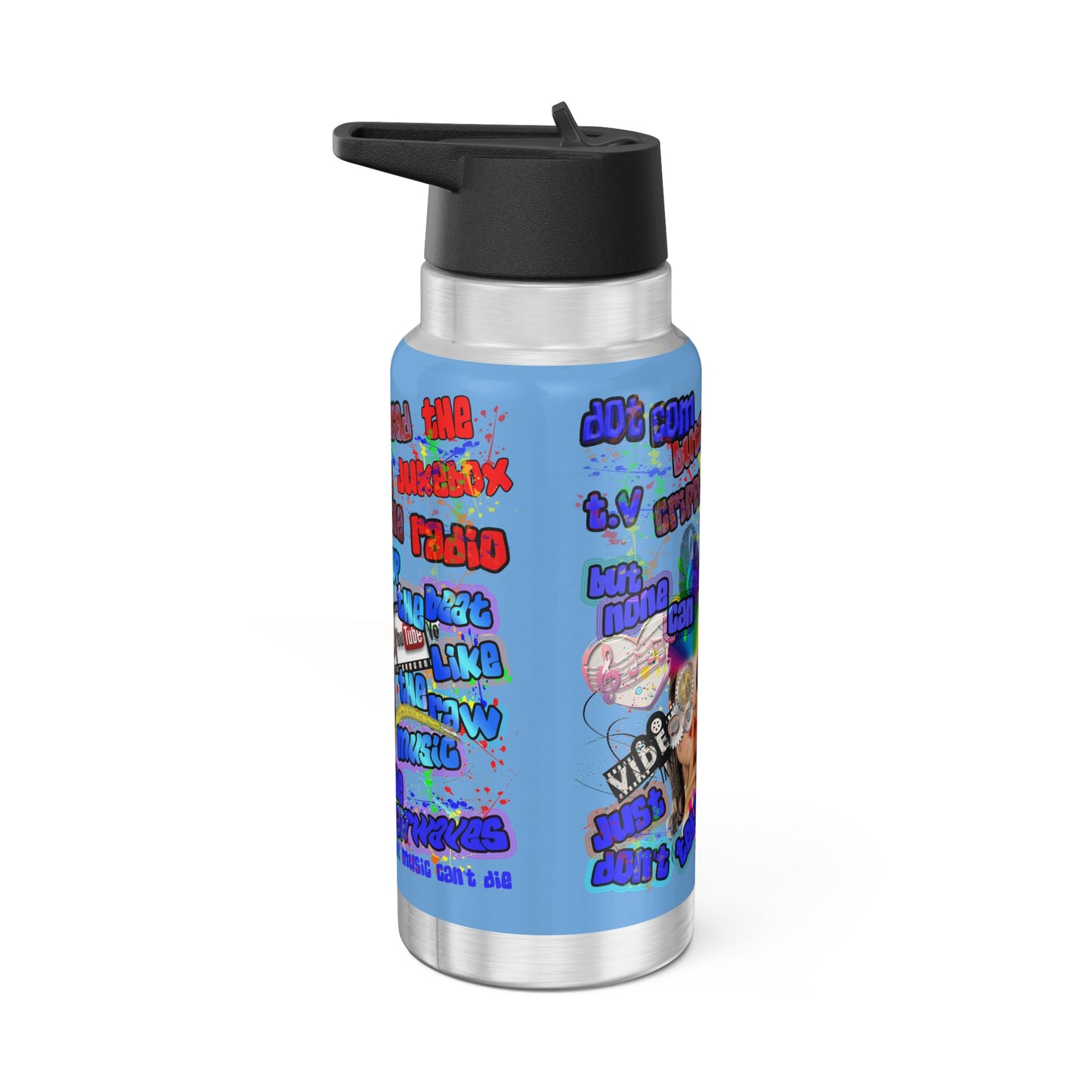 drop the beat - Gator Tumbler, 32oz (light blue)