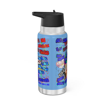 drop the beat - Gator Tumbler, 32oz (light blue)