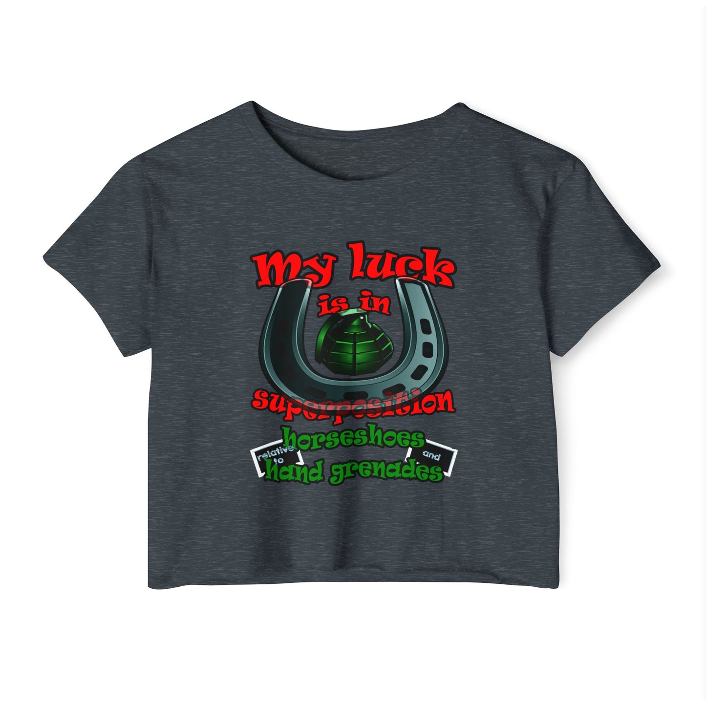 my luck - Women's Festival Crop Top