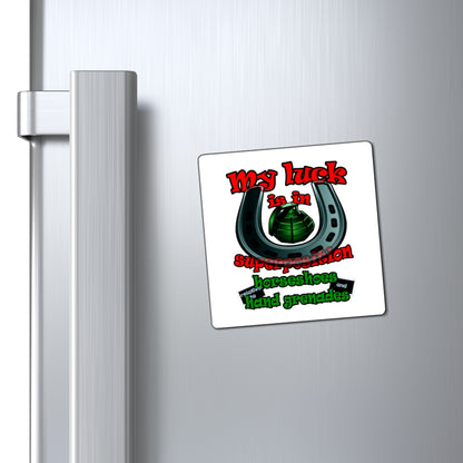 my luck - Magnets - (white)