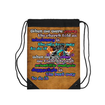 doggystyle - Drawstring Bag (dichromatic brown papyrus)