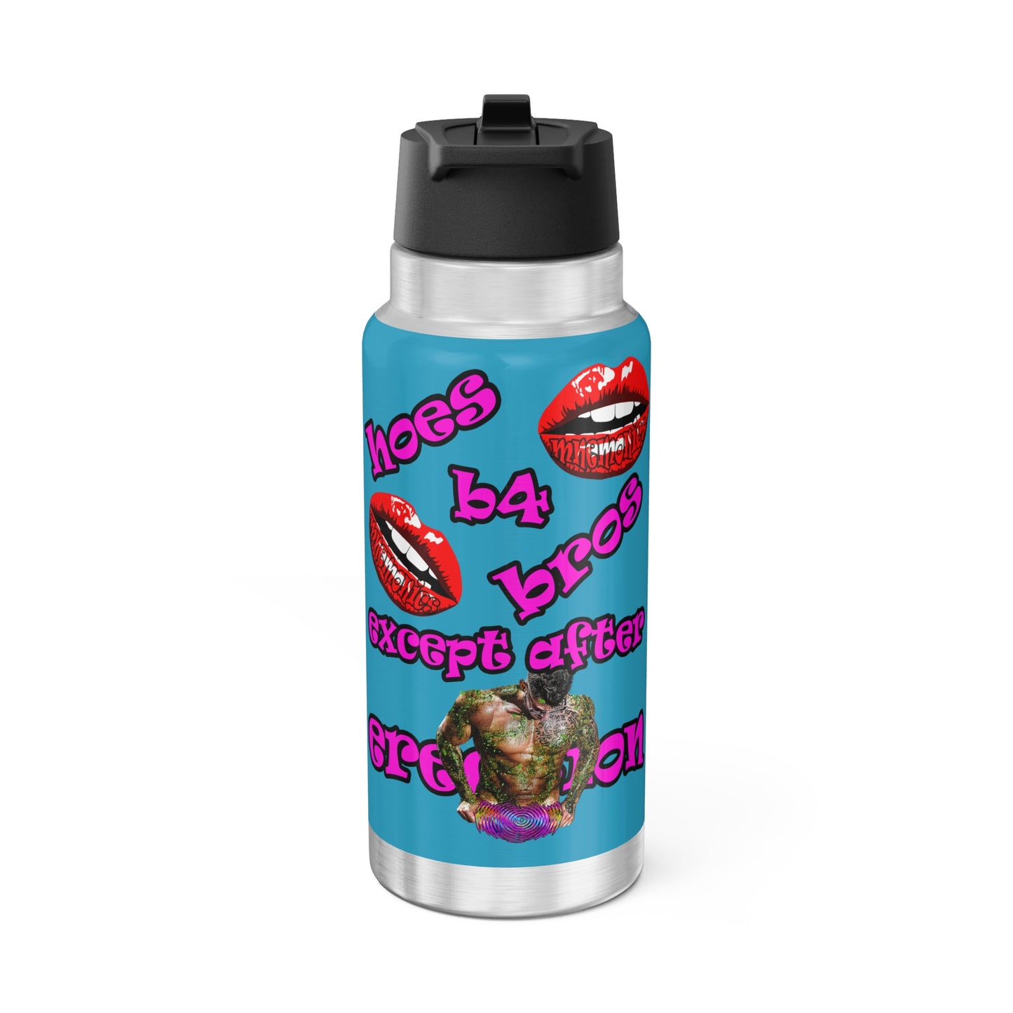 hoes b4 bros - Gator Tumbler, 32oz (turquoise)