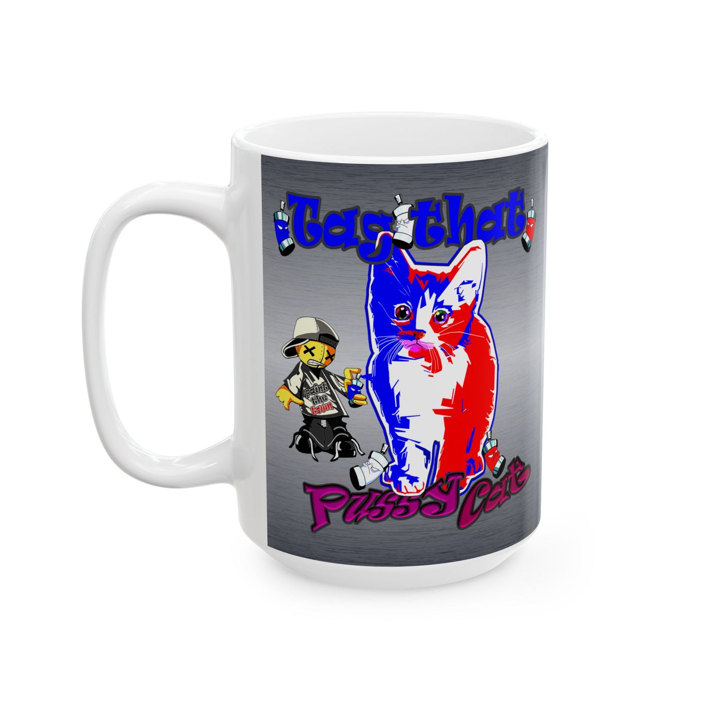 tag that - White Mug (brushed nickel)
