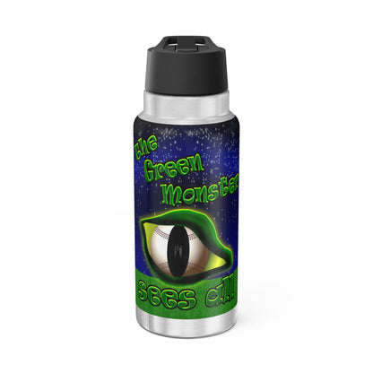 green monster - Gator Tumbler, 32oz  ('snoops' background)