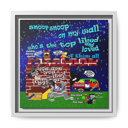 snoops - framed canvas art